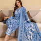 Cotton Printed Straight Kurta with Pant & Dupatta