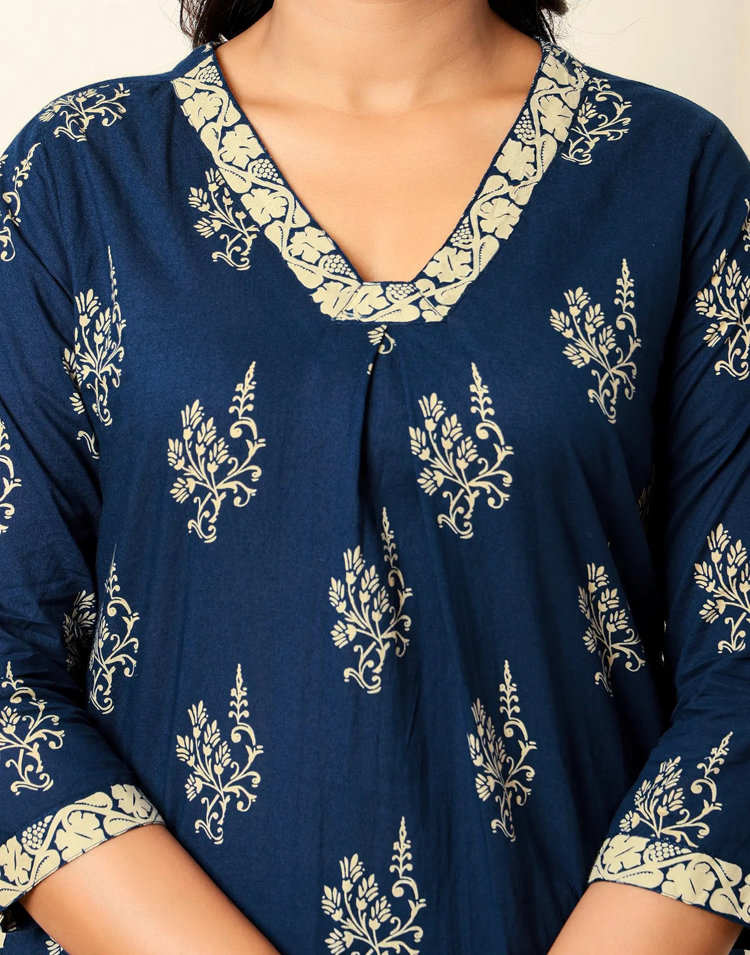 Viscose Rayon Printed Straight 3 Piece Kurta Set