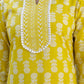 Cotton Printed A-Line Kurta with Pant & Dupatta