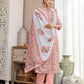 Cotton Printed A-Line Kurta with Pant & Dupatta
