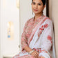 Cotton Printed A-Line Kurta with Pant & Dupatta