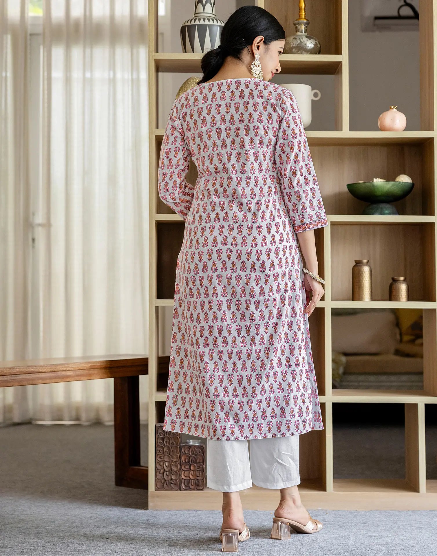 Viscose Rayon Printed Straight 3 Piece Kurta Set