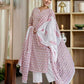 Cotton Printed A-Line Kurta with Pant & Dupatta