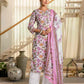 Cotton Printed A-Line Kurta with Pant & Dupatta