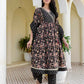 Cotton Printed, Embroidery, Tassels, Anarkali Kurta with Pant & Dupatta