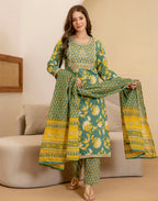 Viscose Rayon Embroidered Straight 3 Piece Kurta Set