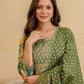 Cotton Printed Straight Kurta with Pant & Dupatta