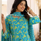 Cotton Printed, Lace, Tassels Straight Kurta with Pant & Dupatta