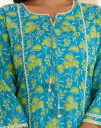 Viscose Rayon Printed Straight 3 Piece Kurta Set