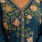 Cotton Embroidered Straight Kurta with Pant & Dupatta