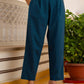 Cotton Embroidered Straight Kurta with Pant & Dupatta
