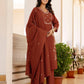 Cotton Embroidery and Sequins Work, Embroidery Lace Straight Kurta with Pant & Dupatta