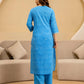 Cotton Printed Straight Kurta with Pant & Dupatta