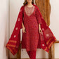 Cotton Printed Straight Kurta with Pant & Dupatta