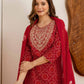 Cotton Printed Straight Kurta with Pant & Dupatta