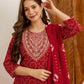 Cotton Printed Straight Kurta with Pant & Dupatta