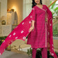 Cotton Printed Straight Kurta with Pant & Dupatta