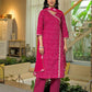 Cotton Printed Straight Kurta with Pant & Dupatta