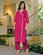 Viscose Rayon Embroidered Straight 3 Piece Kurta Set