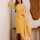Cotton Printed Straight Kurta with Pant & Dupatta