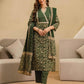 Cotton Printed Straight Kurta with Pant & Dupatta