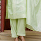 Silk Blend Embroidered Straight Kurta with Pant & Dupatta