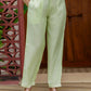 Silk Blend Embroidered Straight Kurta with Pant & Dupatta