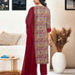 Crepe Printed Straight Kurta with Pant & Dupatta