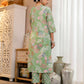 Cotton Printed Straight Kurta with Pant & Dupatta