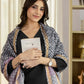 Cotton Blend Dyed Straight Kurta with Pant & Dupatta