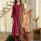 Cotton Solid Straight Kurta with Pant & Dupatta