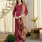 Cotton Solid Straight Kurta with Pant & Dupatta