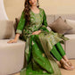 Silk Blend Woven Straight Kurta with Pant & Dupatta