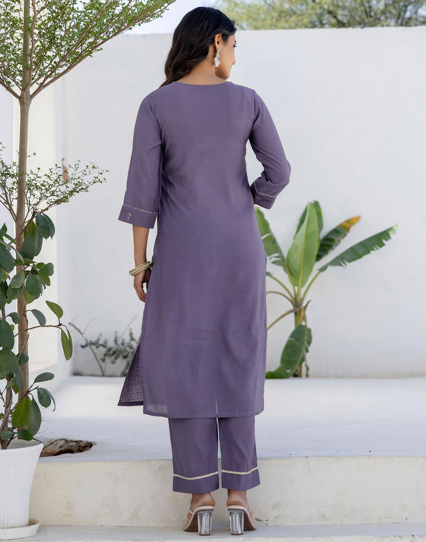 Silk Printed Straight Kurta with Pant & Dupatta