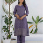 Silk Printed Straight Kurta with Pant & Dupatta