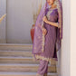 Net Sequins Work, Embroidery and Embroidery Lace Straight Kurta with Pant & Dupatta