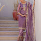 Net Sequins Work, Embroidery and Embroidery Lace Straight Kurta with Pant & Dupatta