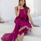Silk Blend Foil Printed and Embroidery Lace Straight Kurta with Pant & Dupatta