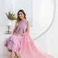 Cotton Printed A-Line Sleeveless Kurta with Pant & Dupatta