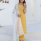 Cotton Bandhani Printed A-Line Kurta with Pant & Dupatta