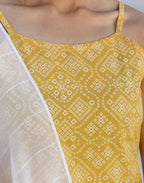 Cotton Printed Straight 3 Piece Kurta Set