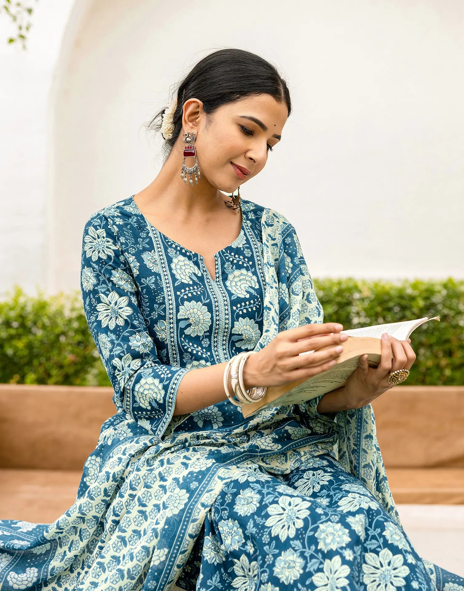 Cotton Printed Straight 3 Piece Kurta Set