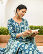 Cotton Printed Straight 3 Piece Kurta Set