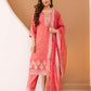 Silk Blend Embroidered Straight Kurta with Pant & Dupatta
