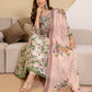 Cotton Printed Anarkali Kurta with Pant & Dupatta