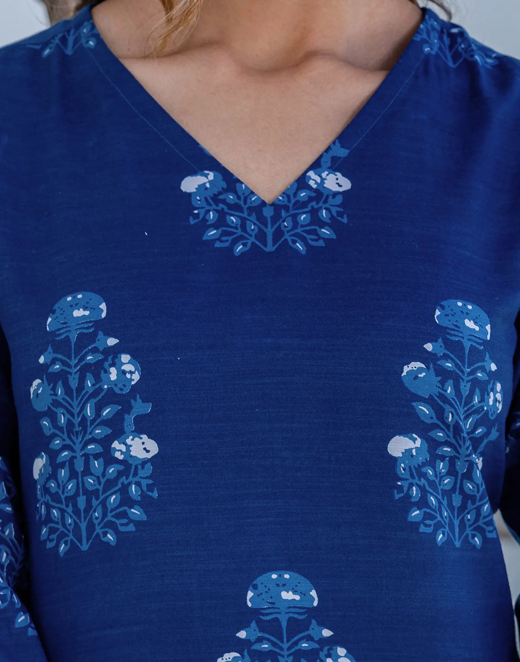 Viscose Rayon Printed Straight 3 Piece Kurta Set