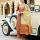 Silk Blend Sequins Work, Embroidery and Embroidery Lace Straight Kurta with Pant & Dupatta