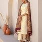 Silk Blend Gota Lace Straight Kurta with Pant & Dupatta