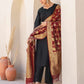 Silk Blend Gota Lace Straight Kurta with Pant & Dupatta