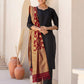 Silk Blend Gota Lace Straight Kurta with Pant & Dupatta